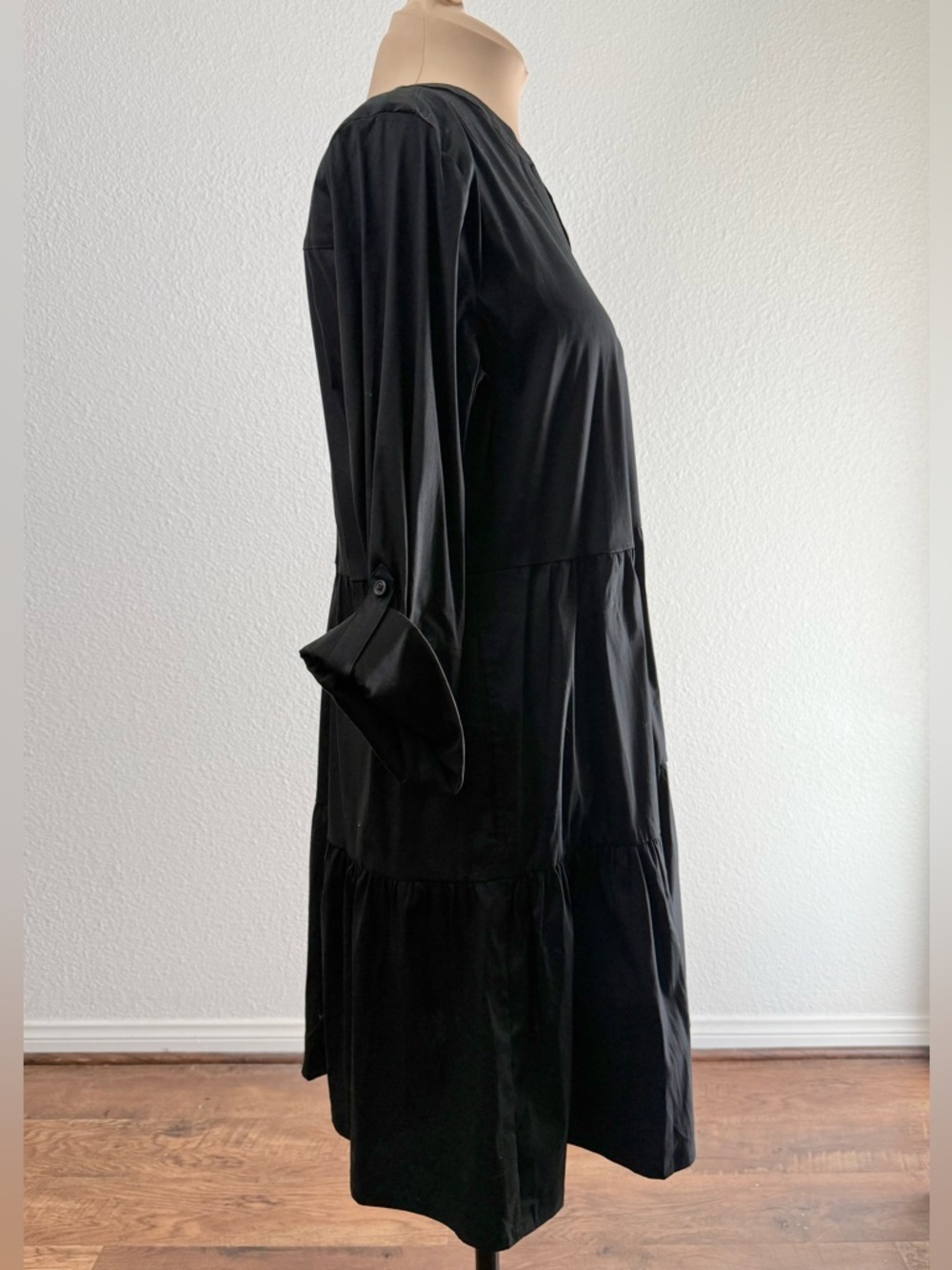 Chico’s Black Shirtdress NWT - Picture 3 of 7